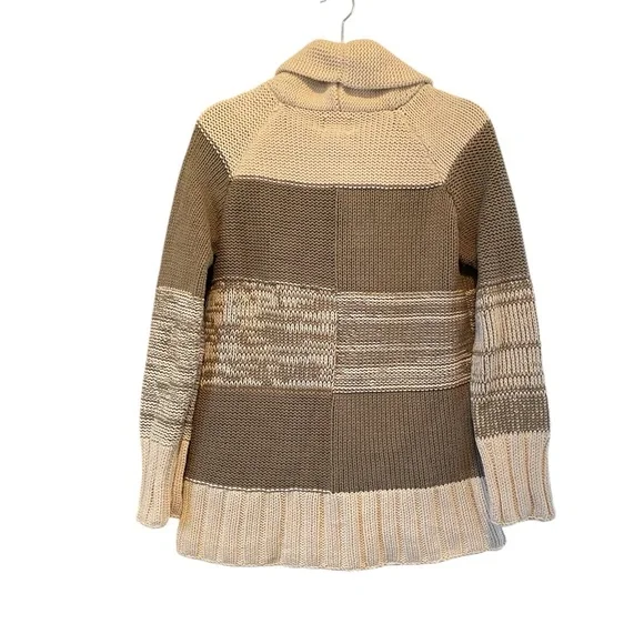 PURE HANDKNIT Button Front Knit Sweater Jacket M/L - Picture 2 of 10